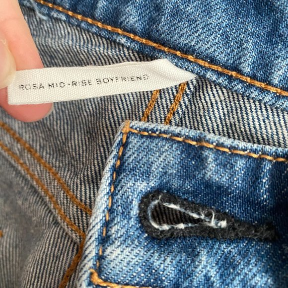 Rag&Bone "Rosa" Mid Rise Boyfriend Jean in "Clover", size 24 - Picture 11 of 13